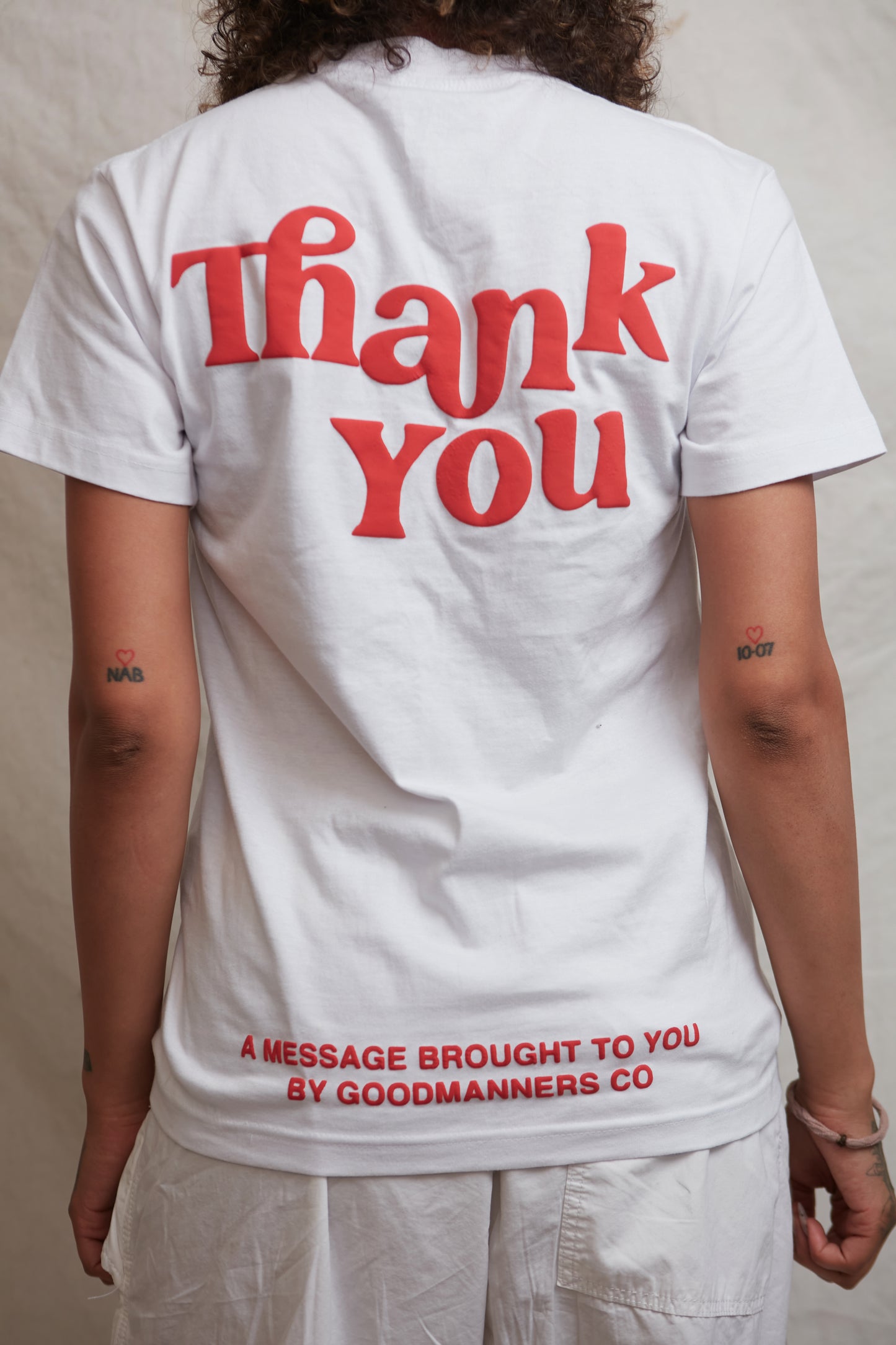 Please and Thank You - White and Red