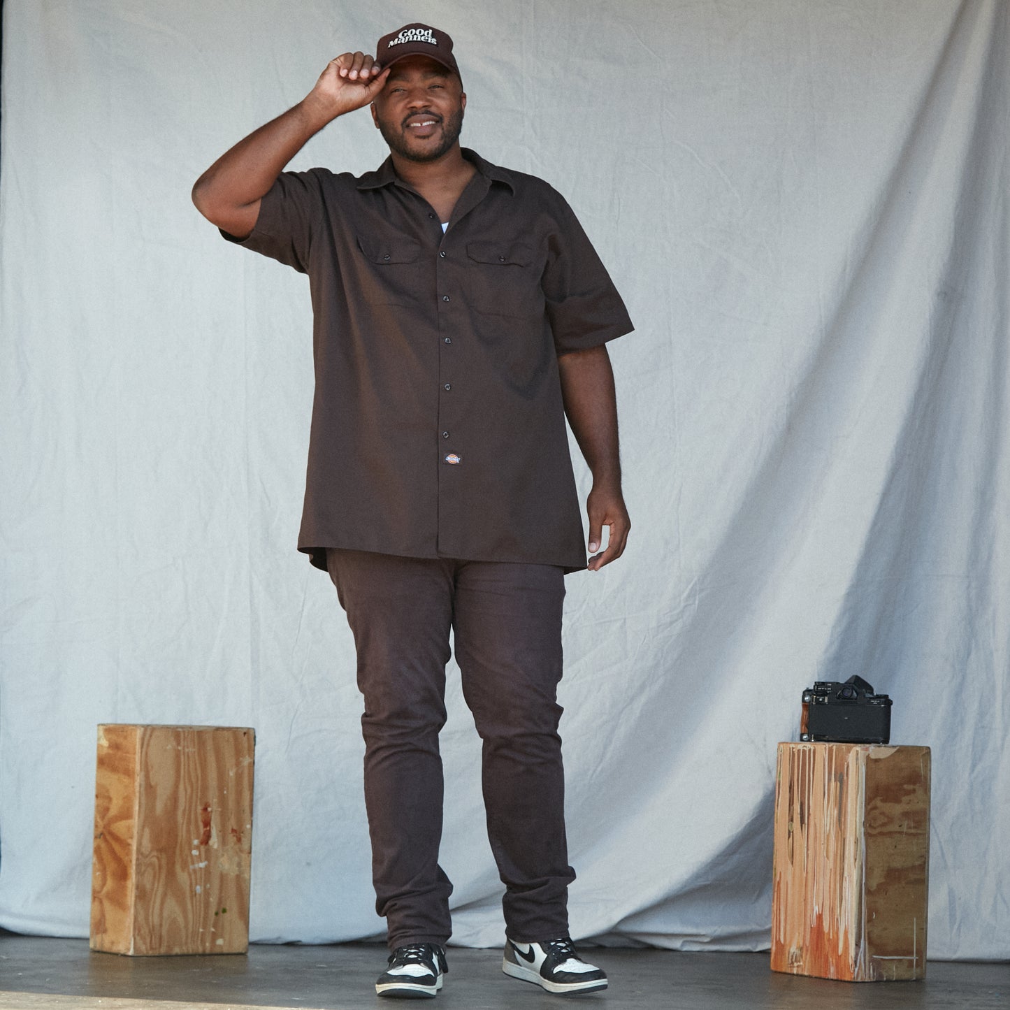 Good Manners Work Shirt Brown