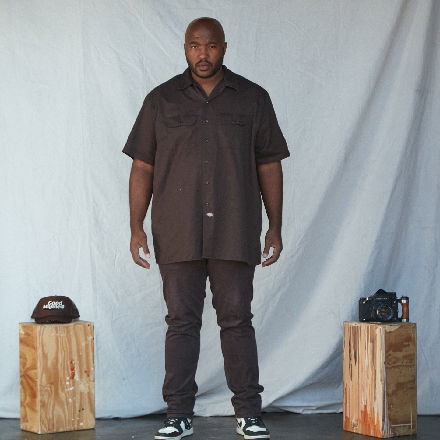 Good Manners Work Shirt Brown