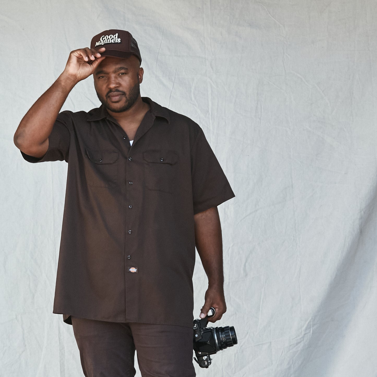 Good Manners Work Shirt Brown