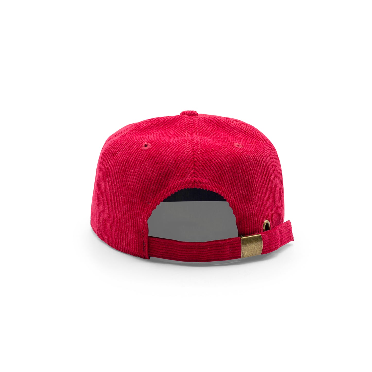 Corduroy Strap Back - Elmo Red.