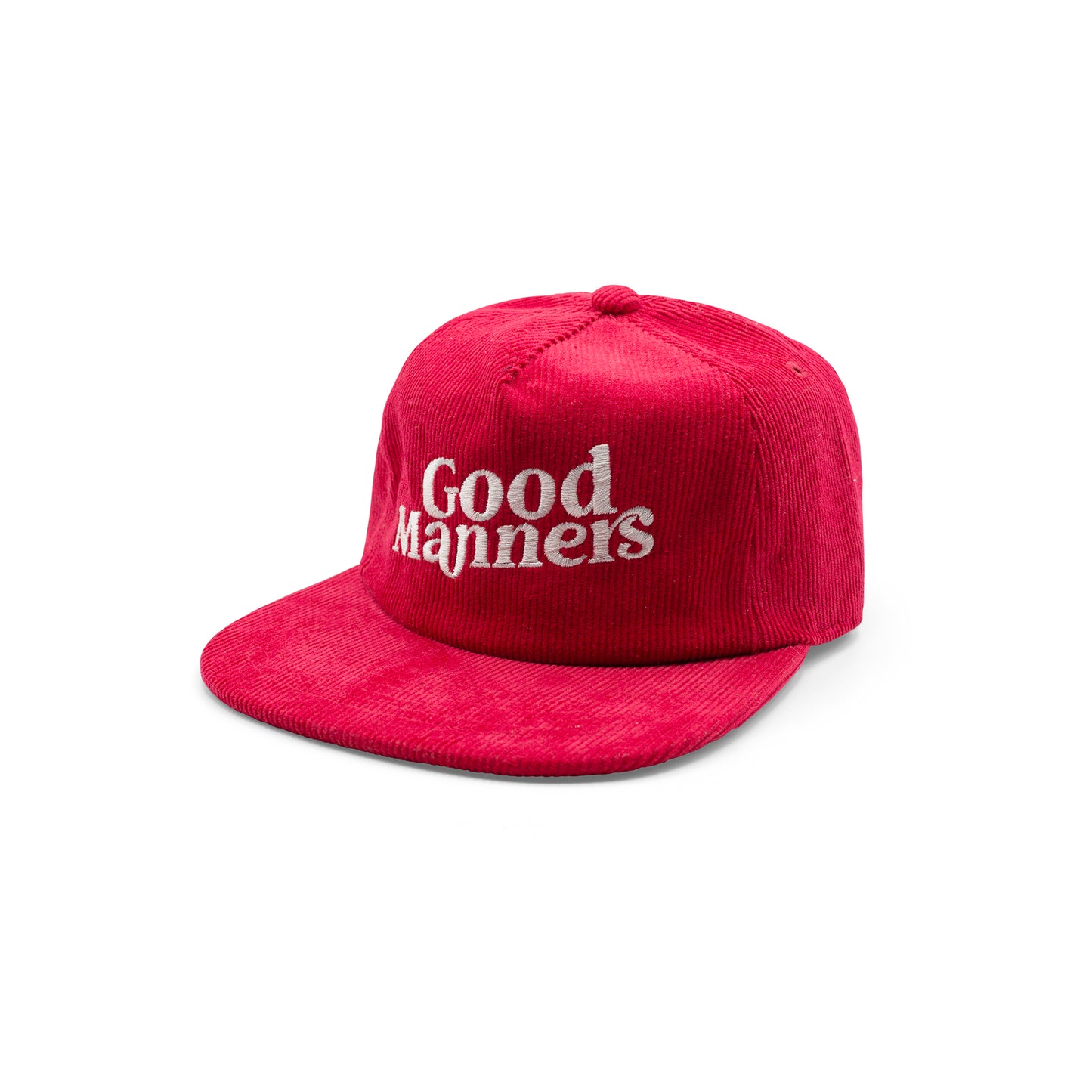 Corduroy Strap Back - Elmo Red.