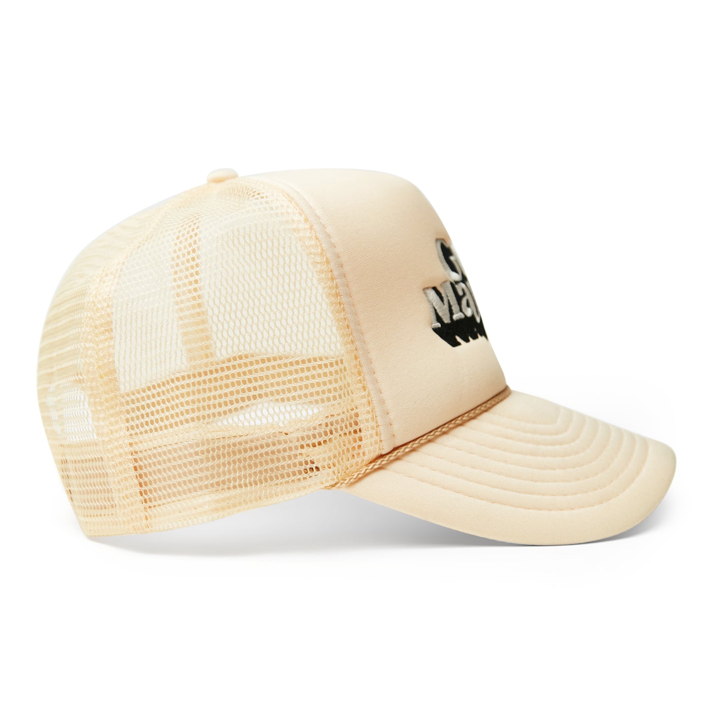 Tan Good Manners Logo Trucker Hat