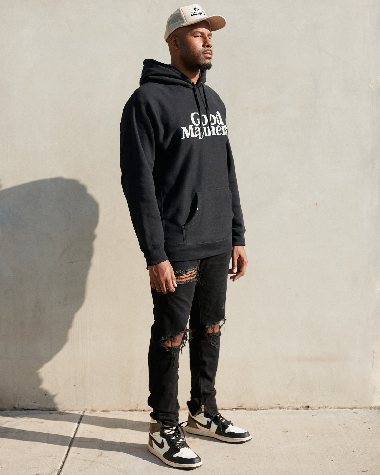 Good Manners Hoodie Black